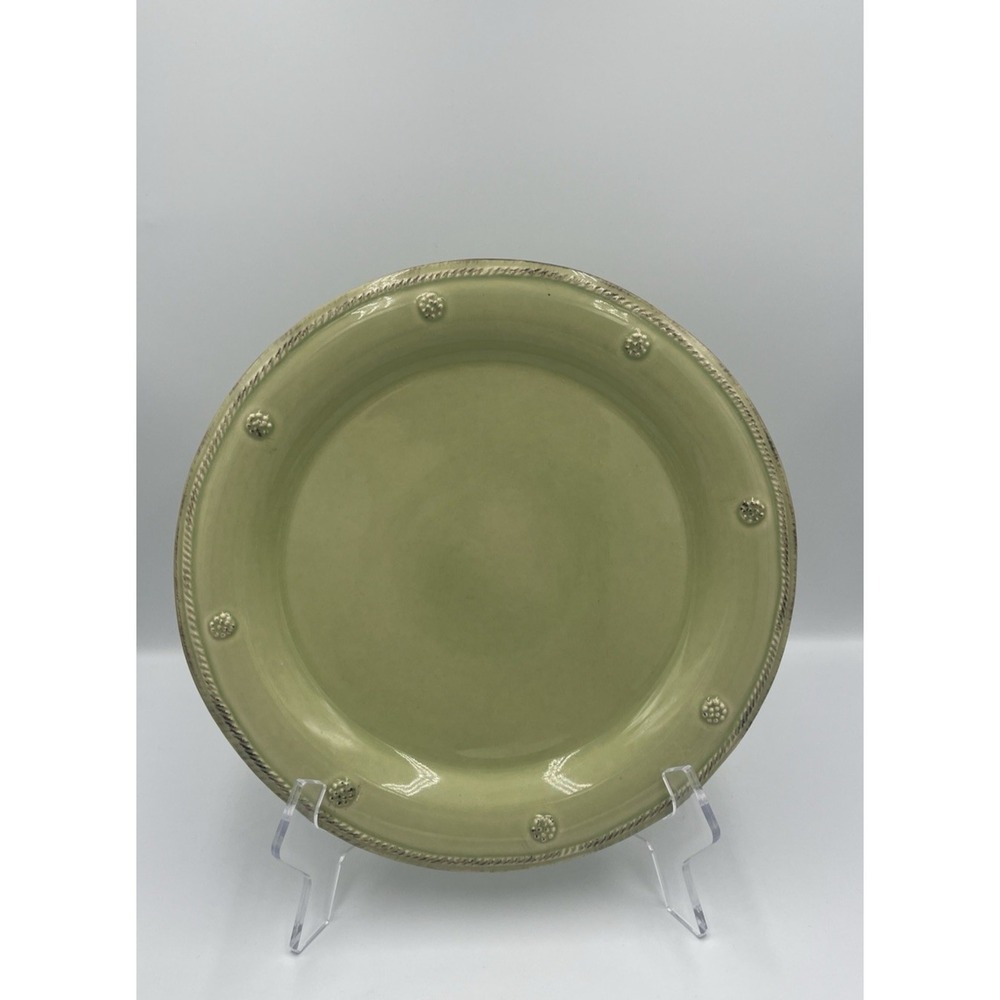 Juliska Berry & Thread Dinner Plate Pistachio Green Round 11 1/4"